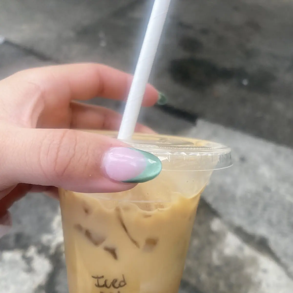 Iced Lavender Latte Oat Milk