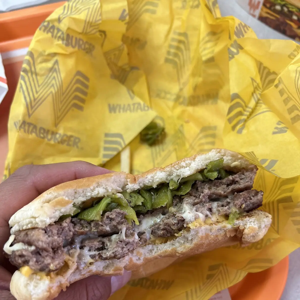 Green Chile Double Cheeseburger