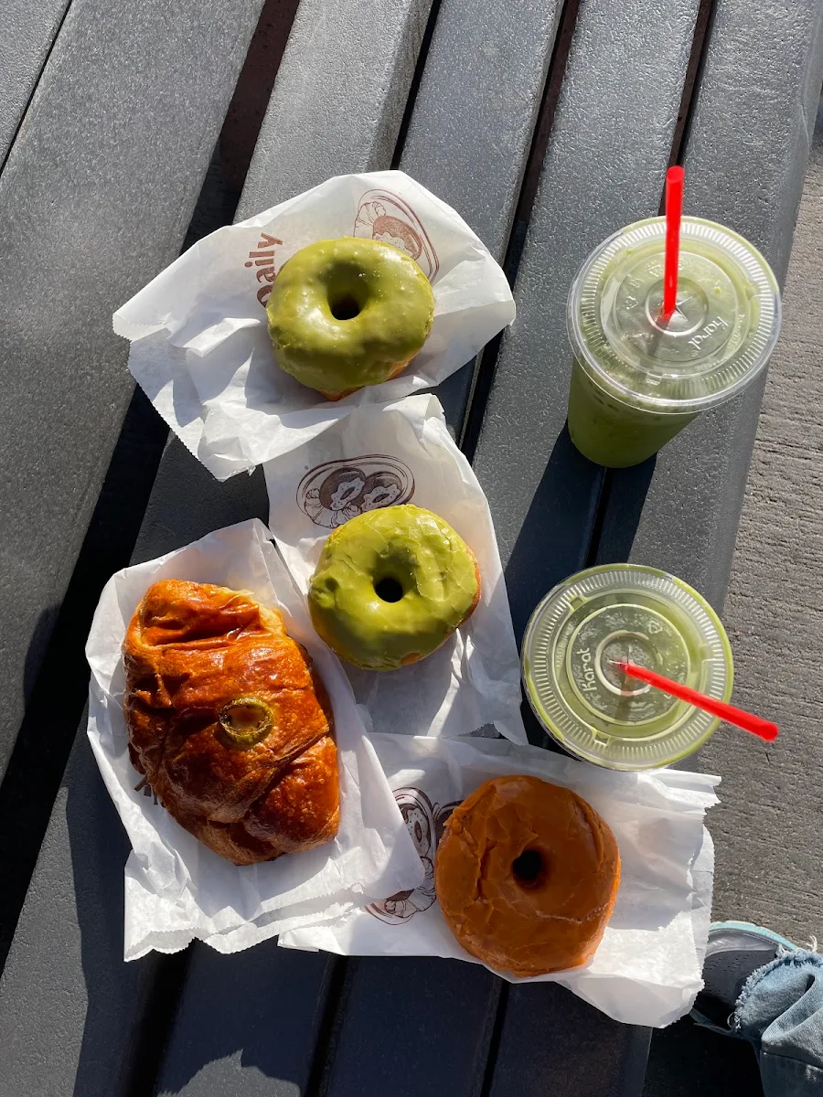 Green Thai Tea Donut
