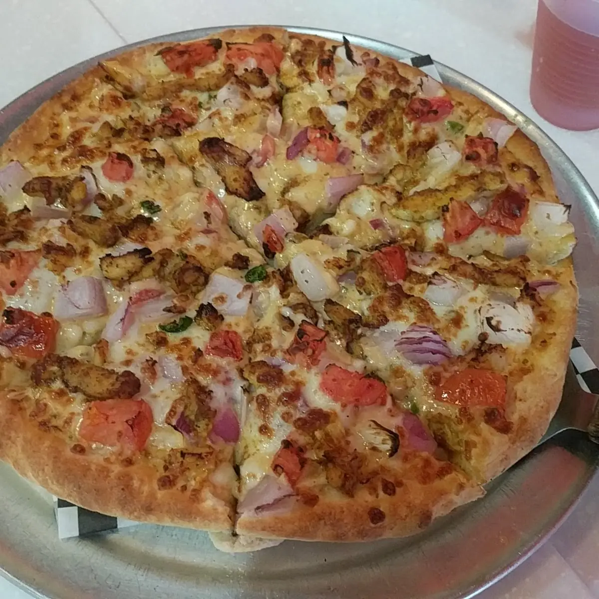 Butter Chicken Pizza