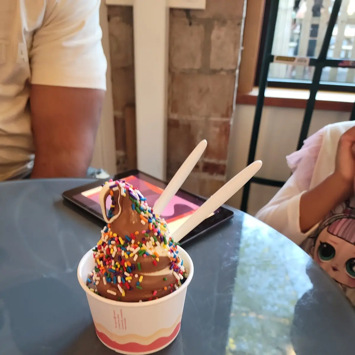 Malted Chocolate Soft Serve Ice Cream