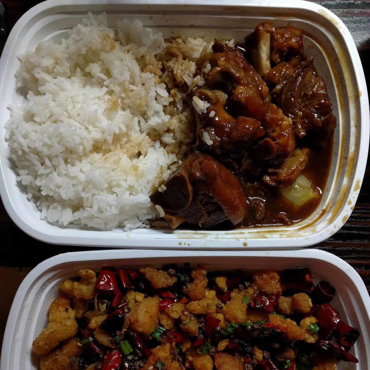 Braised Pig Feet Rice