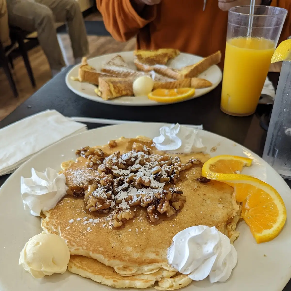 Short Choc chip Pancakes