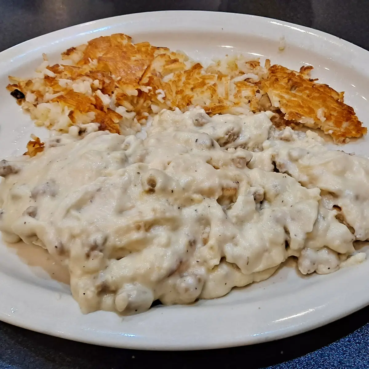Sausage Gravy and Biscuits