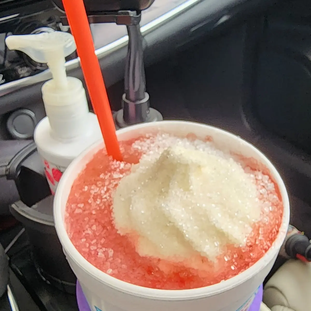 Strawberry Cheesecake Slush Float