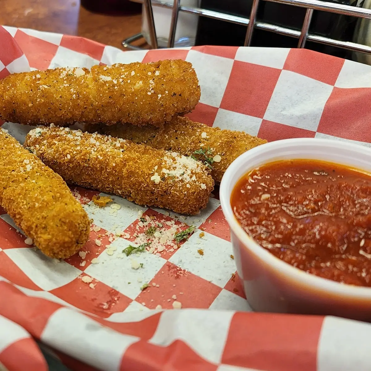Italian Breaded Mozzarella Sticks