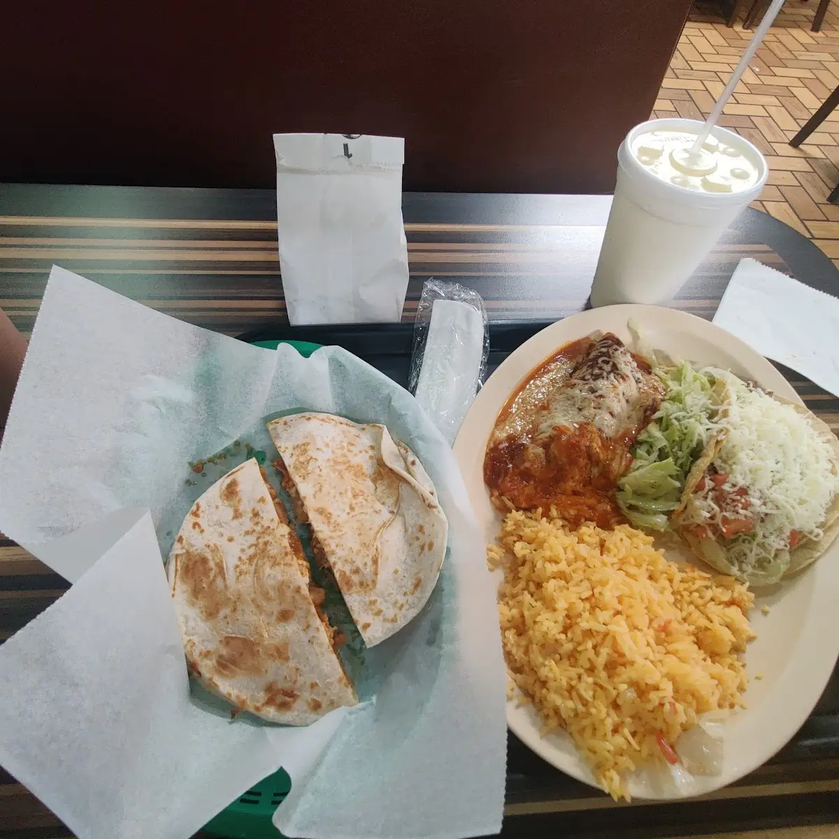 Beef Taco Chicken Enchilada