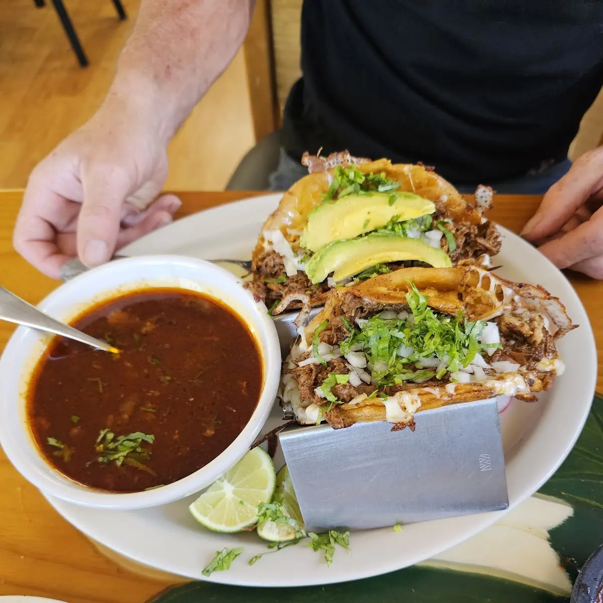 Beef Birria Tacos and Consommé