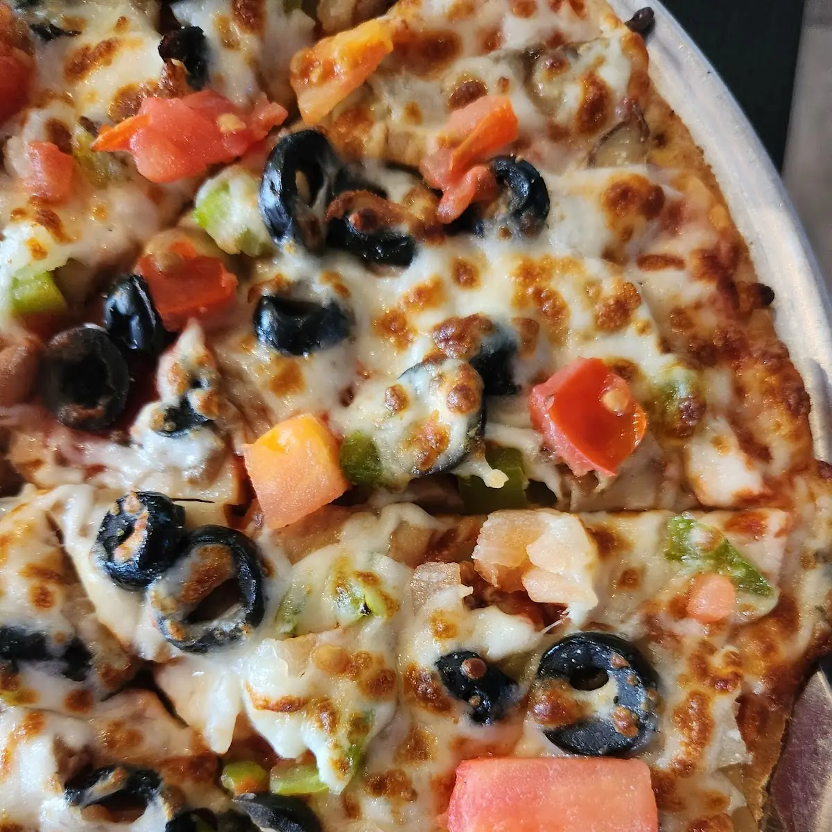 Vegetable Pizza Sub Tomato for Green Olives