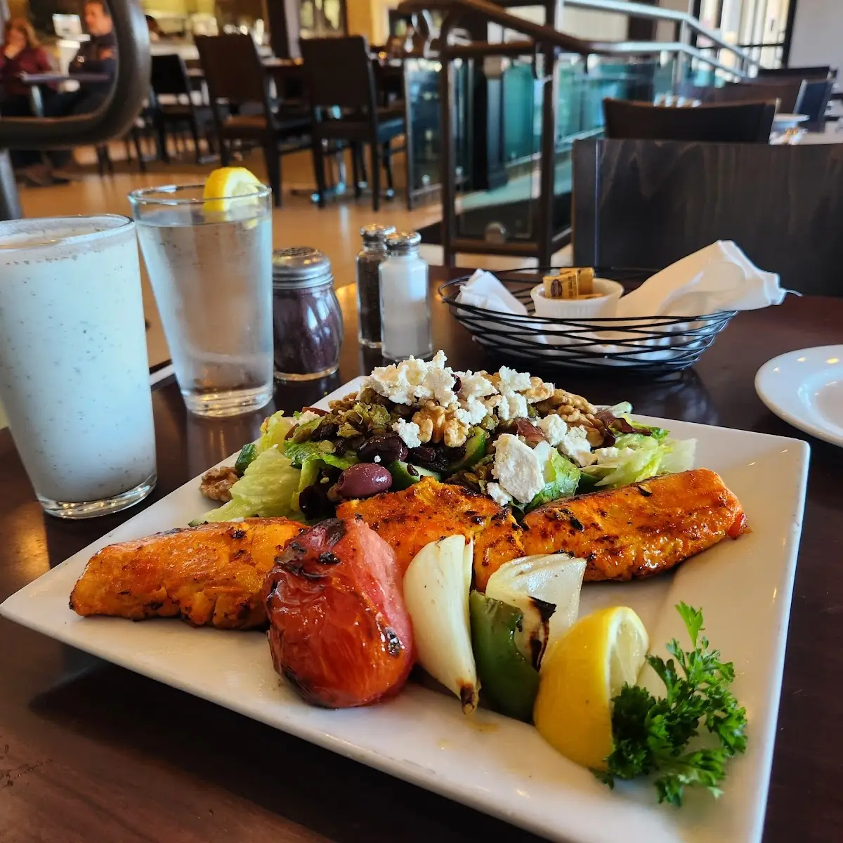Juicy Chicken Kabob Sandwich