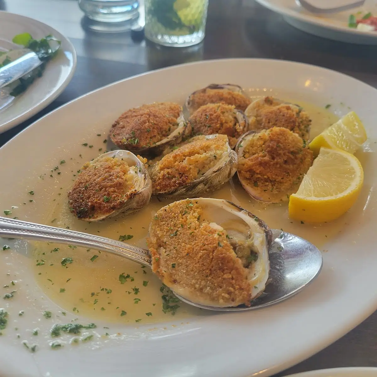 Baked Clams Oregano