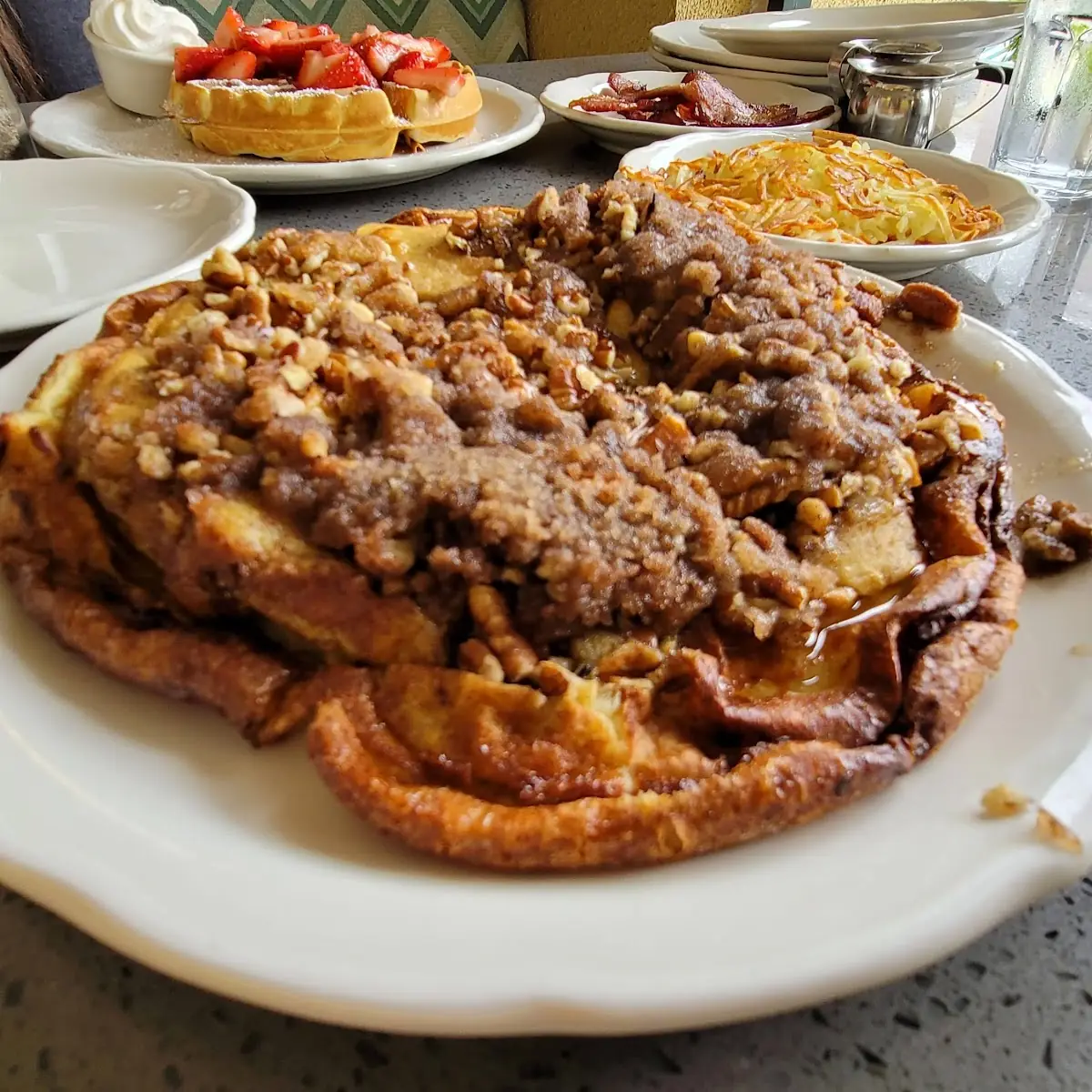 Granny Smith Apple Pancake with Pecans