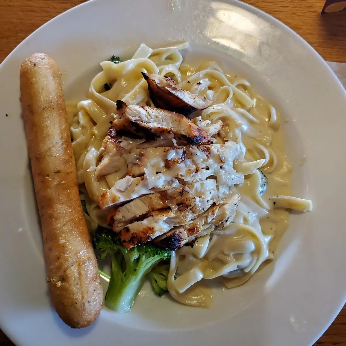 Fettuccine Alfredo with Chicken Alfredo