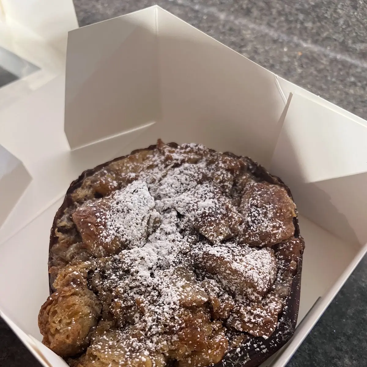 Carrot Cake Croissant Bread Pudding