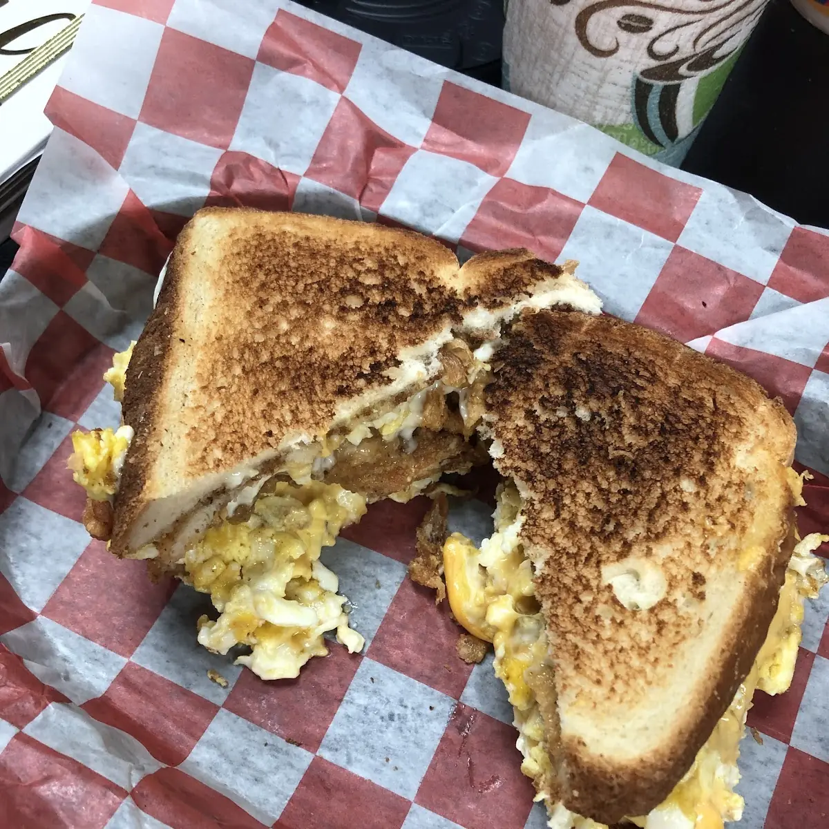 Egg and Cheese Breakfast Sandwich on Texas Toast
