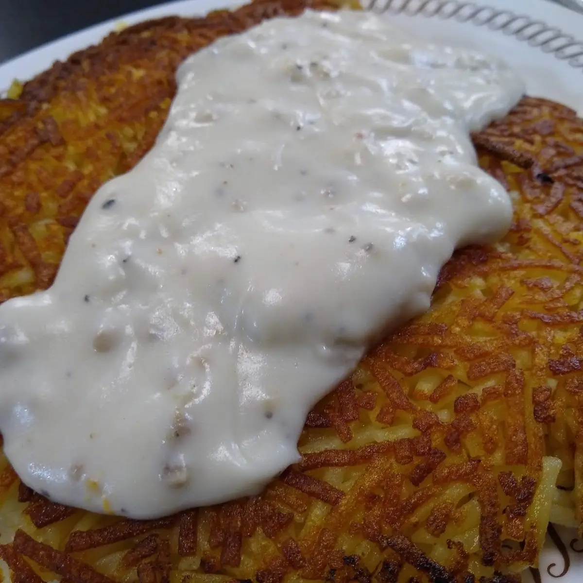 Hash Browns with Gravy