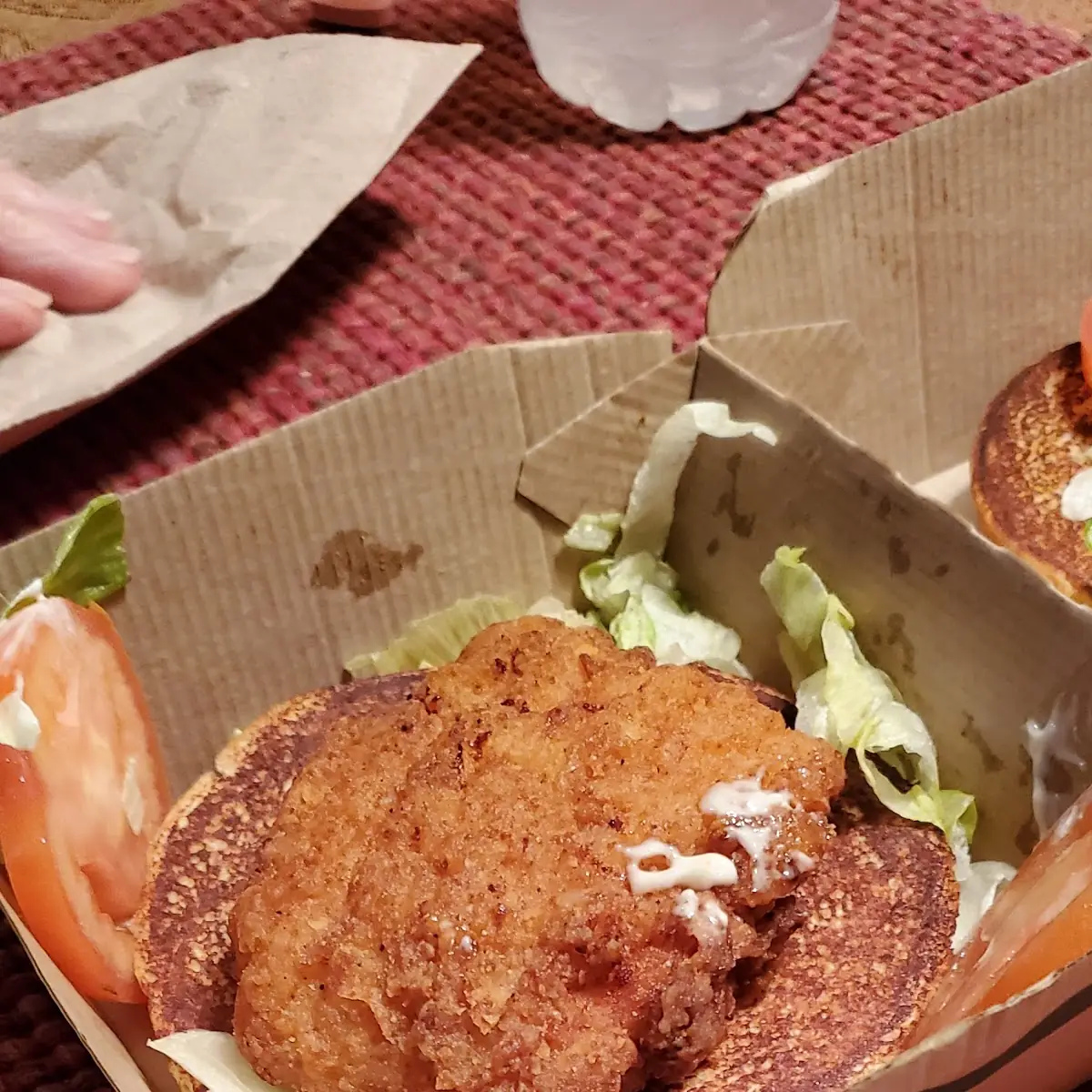 Chicken Nugget on a Bun Lol