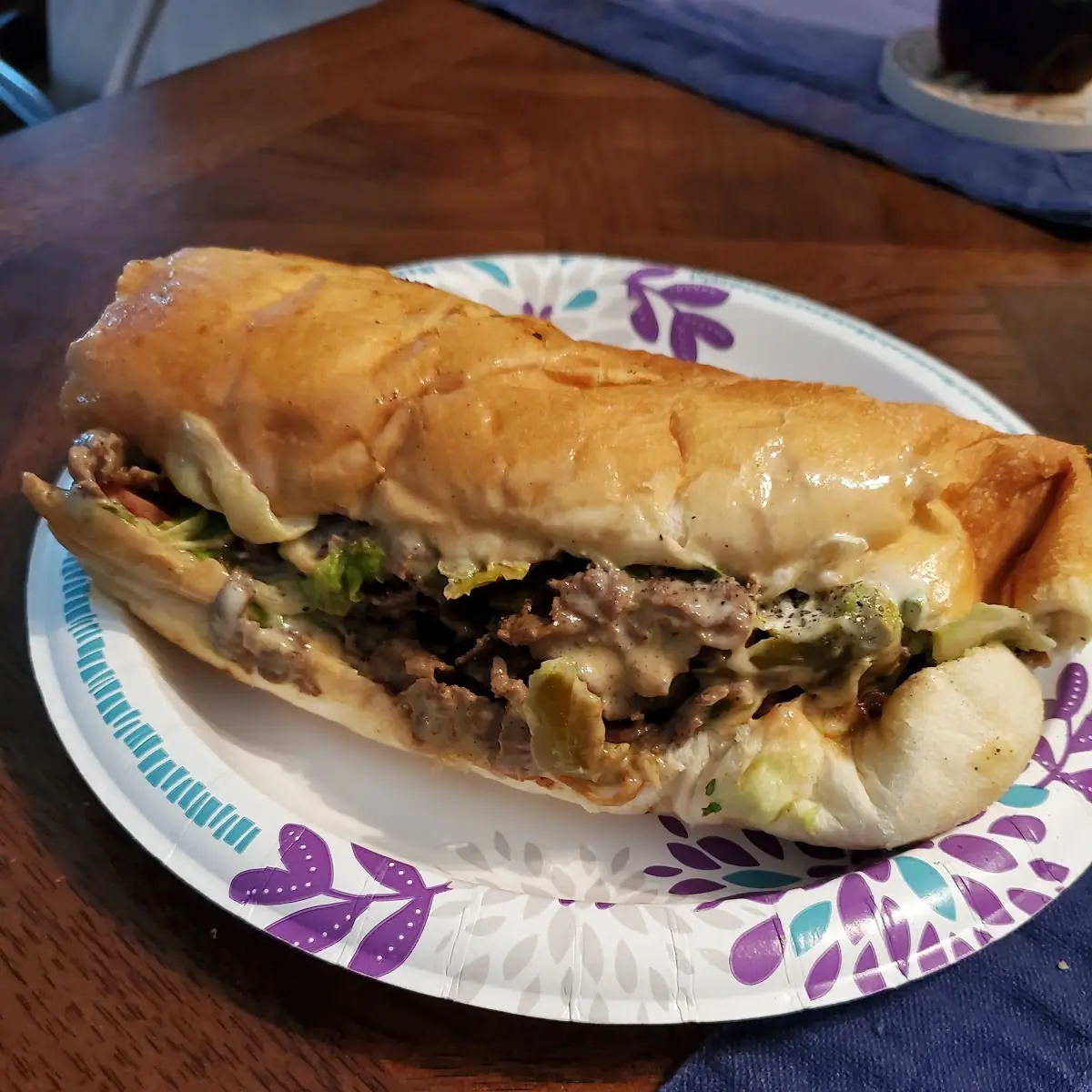 Giant Philly Cheesesteak