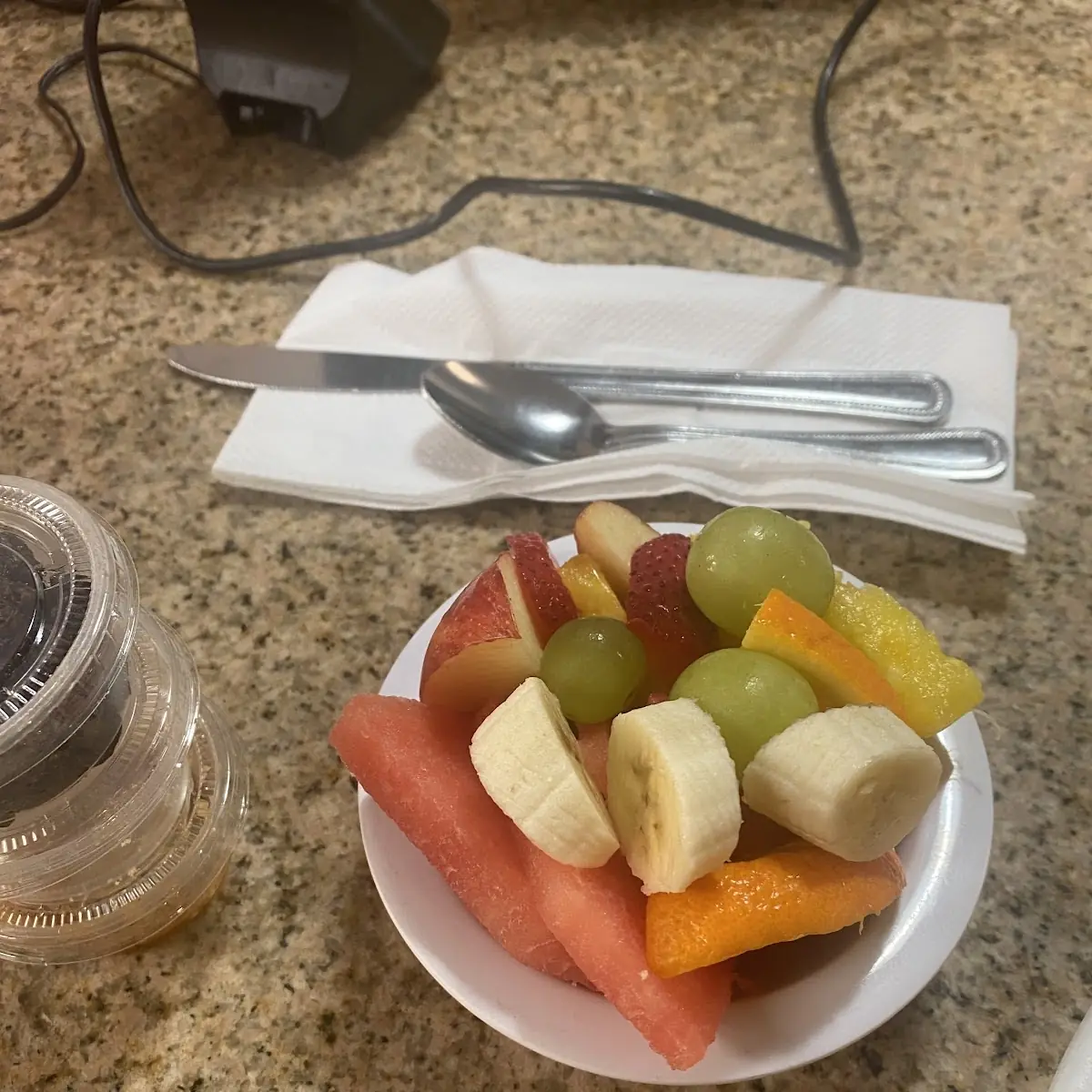 Fresh Fruit Waffle