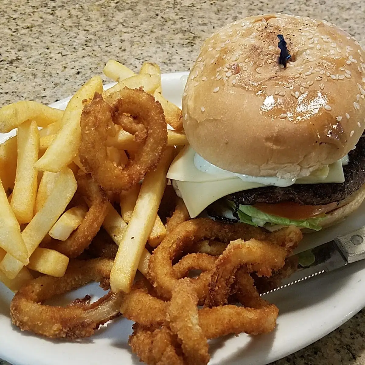 Mushroom Swiss Burger