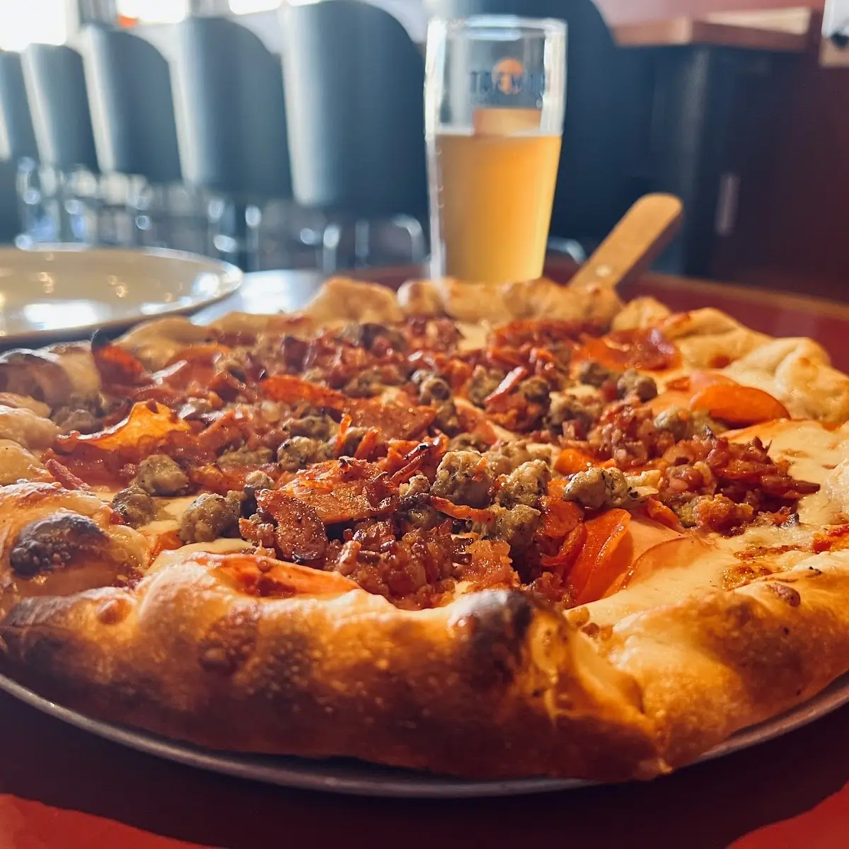 All Meat Pizza Don’T Forget the Honey