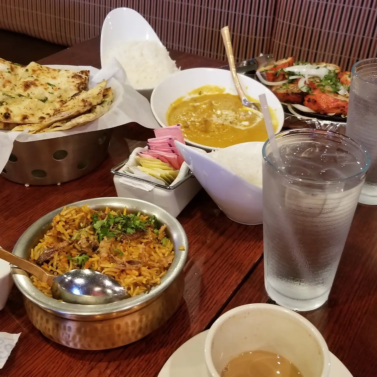 Lamb Biryani Grilled Chicken Breast & Lamb Curry