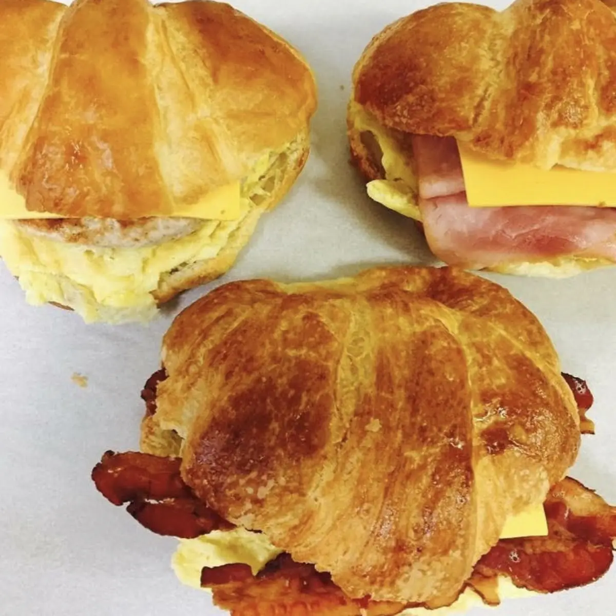Sausage Egg and Cheese Croissant