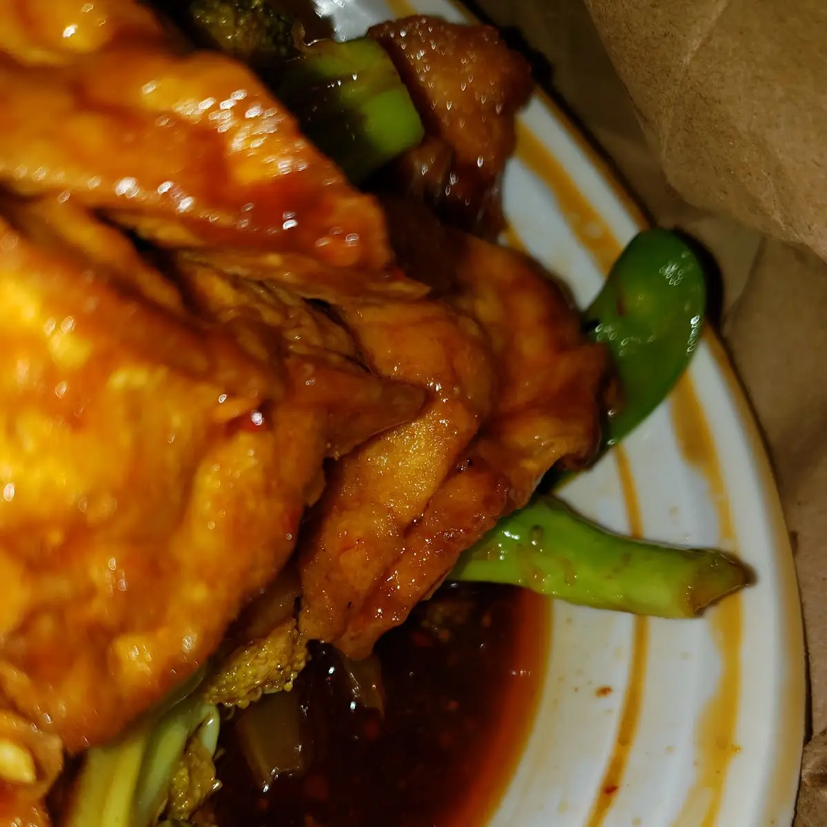 Triple Delight w Hunan Style