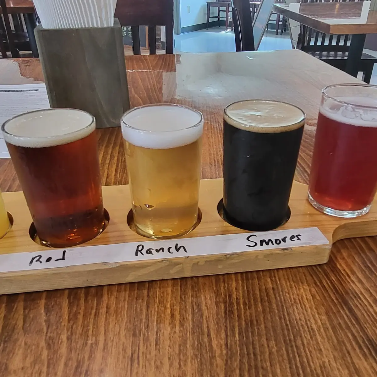 Assorted Craft Beer Flight