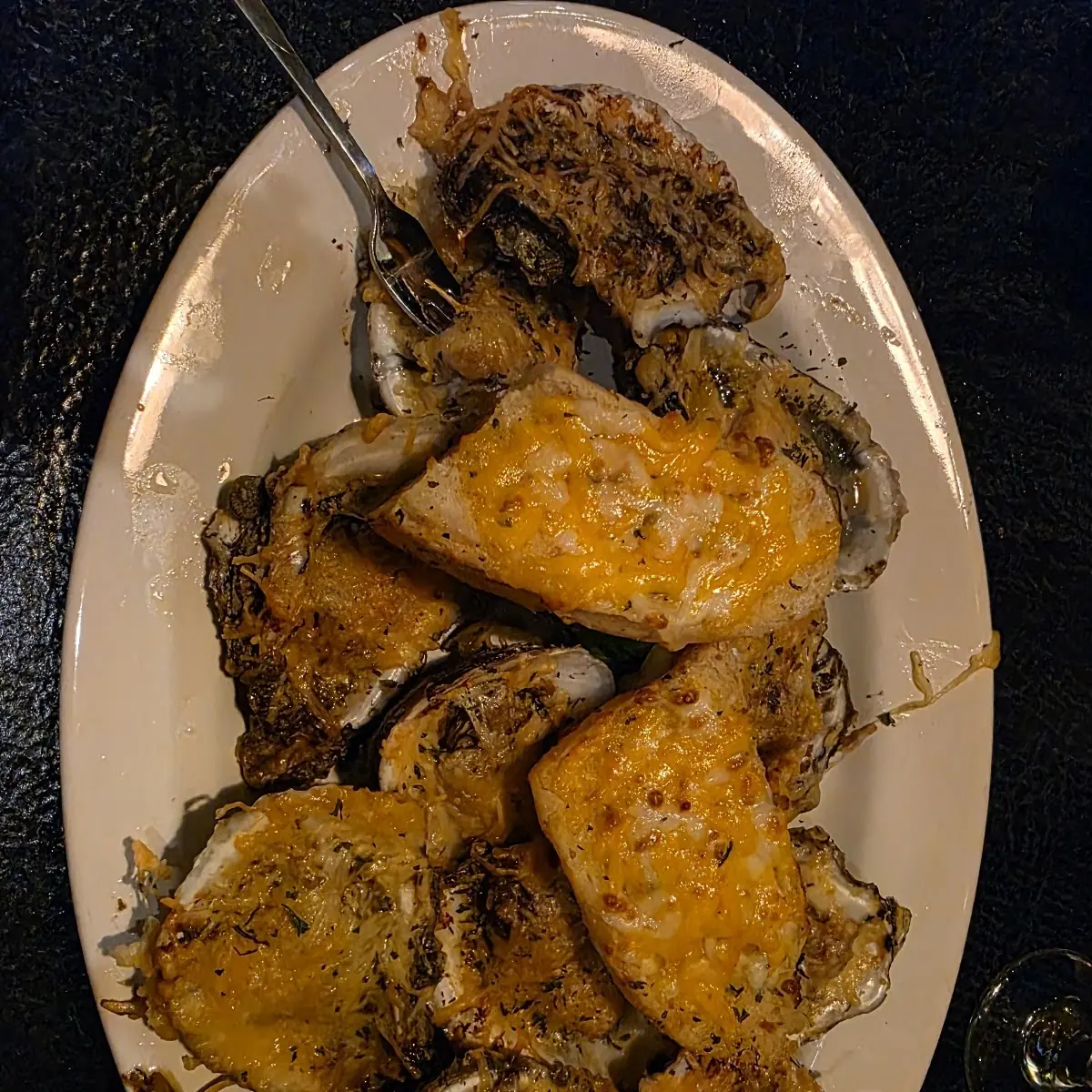 Charbroiled Oysters