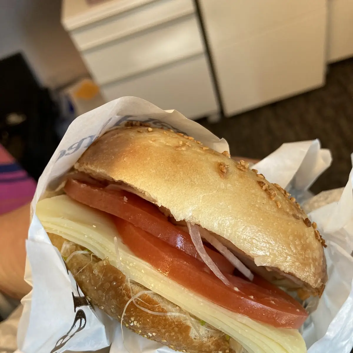 Cheese Bagel Sandwich