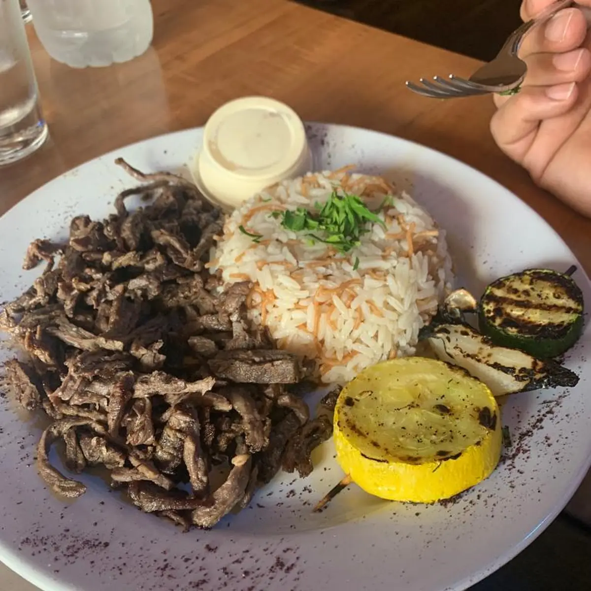 Beef Shawarma Entrees