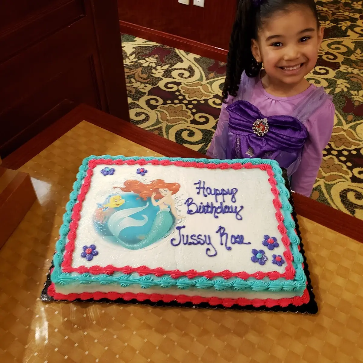 Baby Girl Birthday Cake