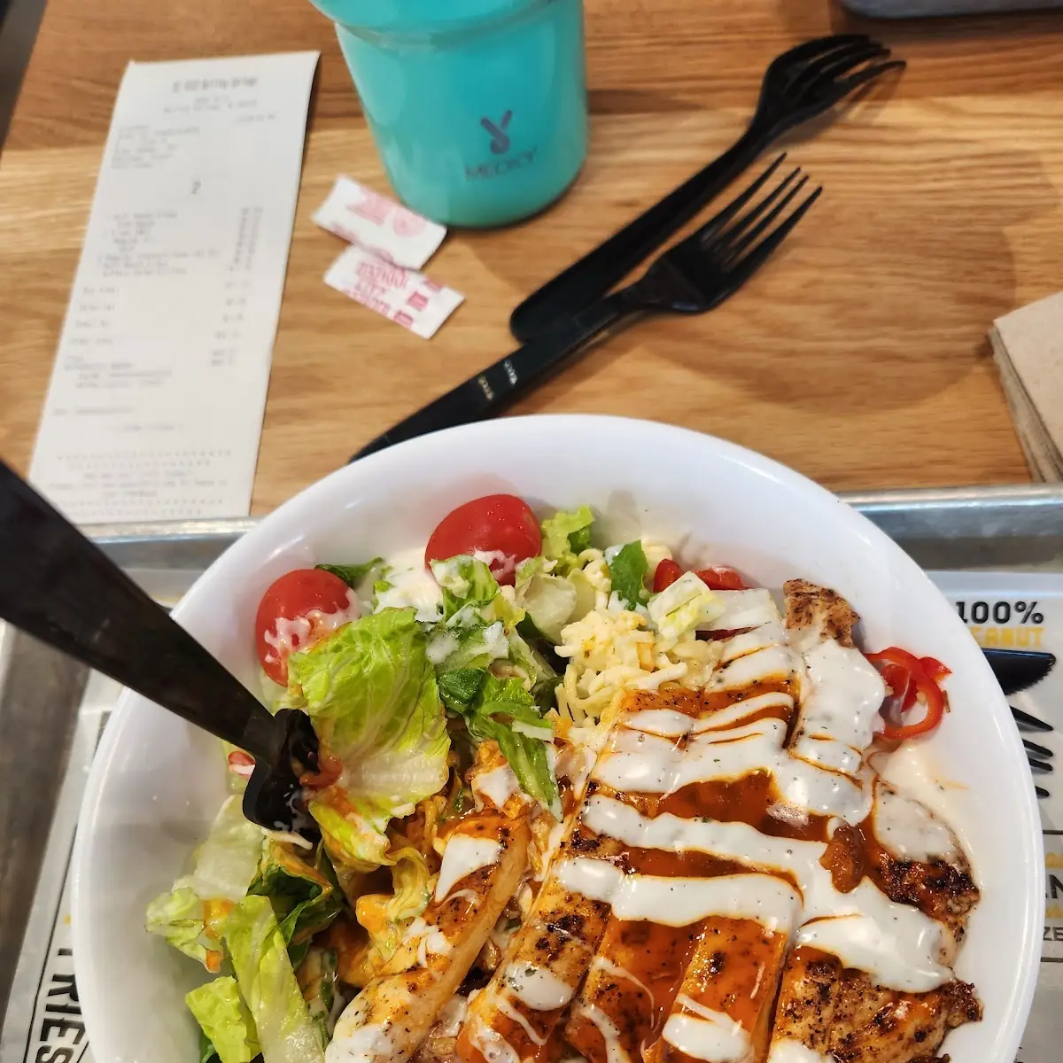 Buffalo Ranch Chicken Salad
