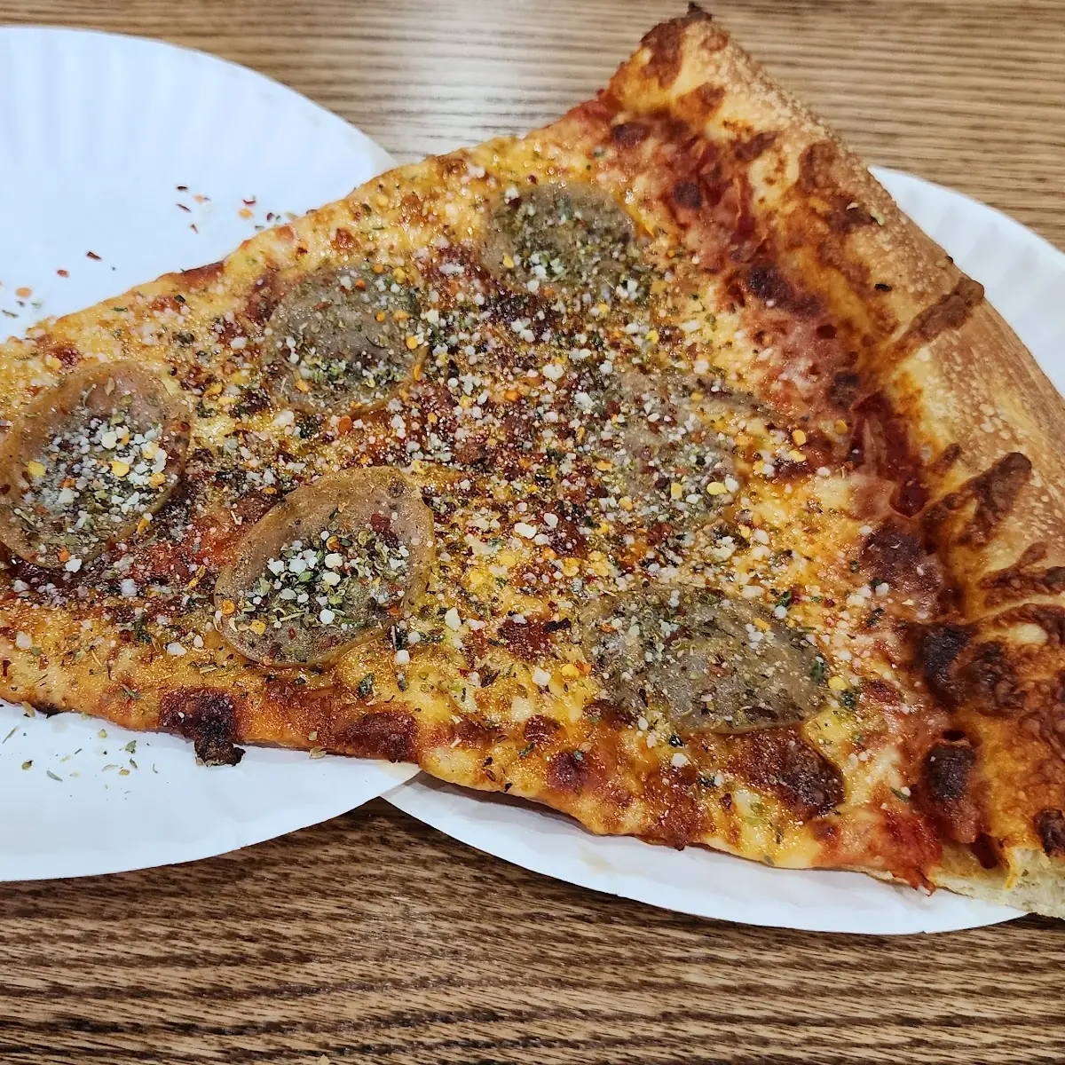 Sliced Italian Sausage Pizza Slice