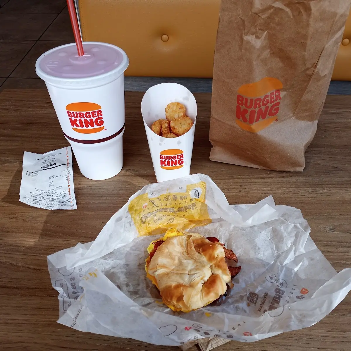Eggs and Cheese Burger Combo