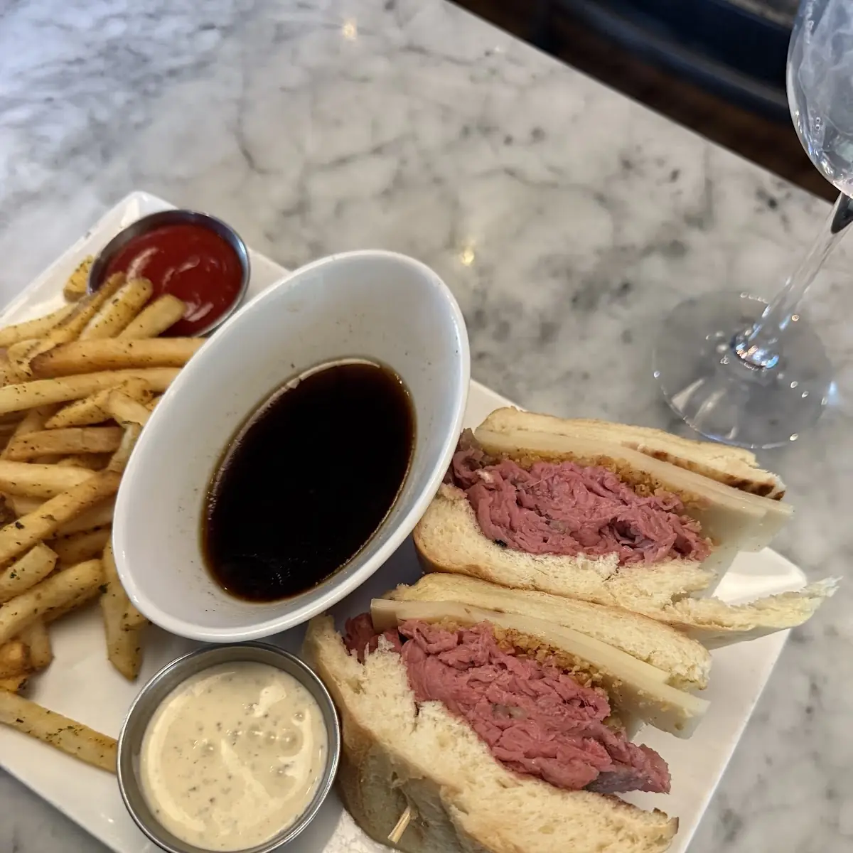 Smoked Prime Rib Sandwich