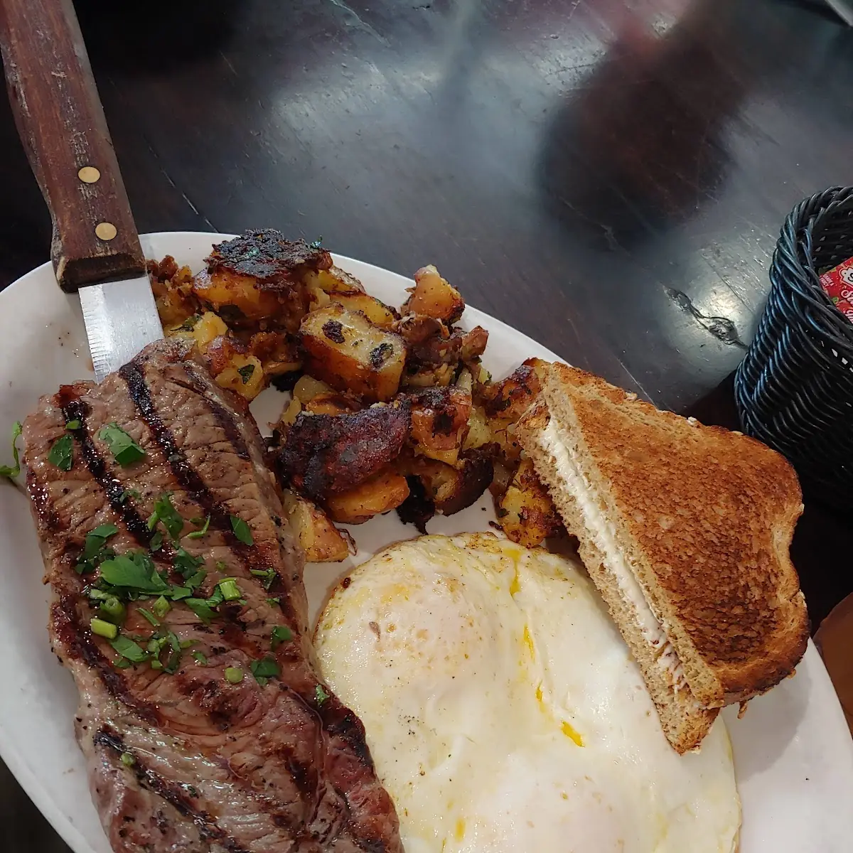New York Steak and Egg Breakfast