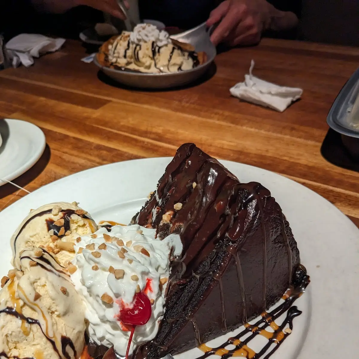Hot Fudge Cake Sundae