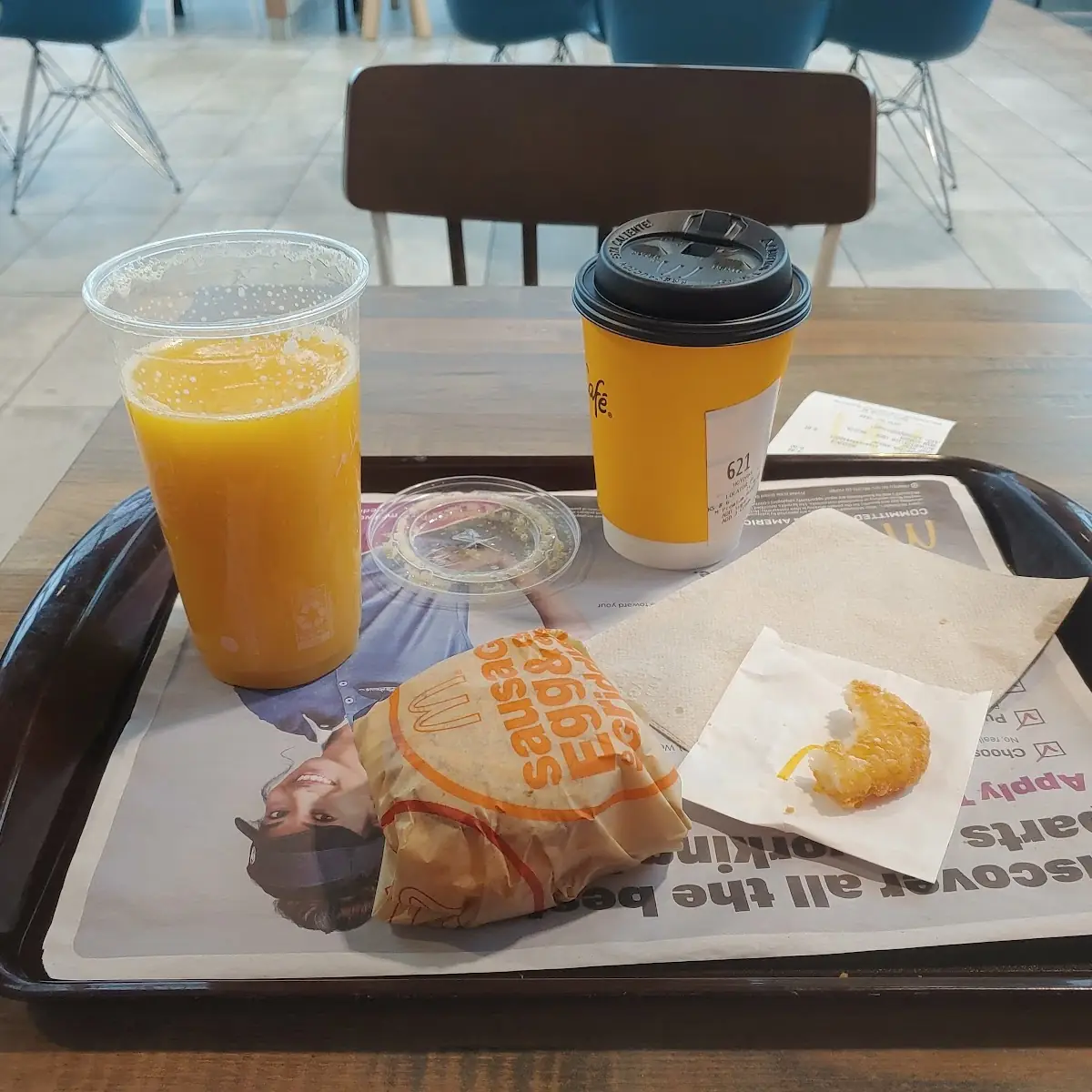 Sausage Egg and Cheese Mcgriddles Meal