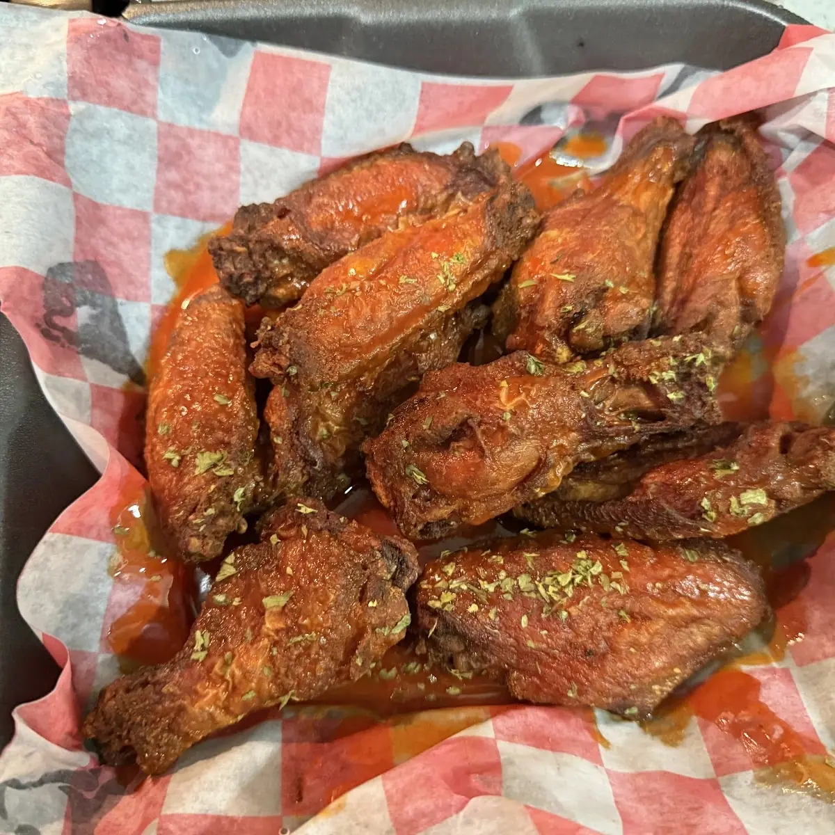 Garlic Parmesan Wings with Dip