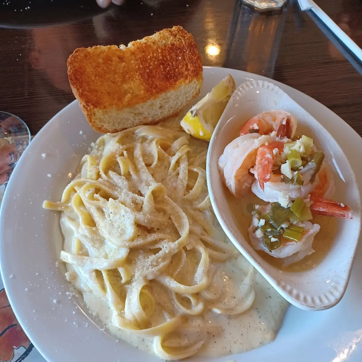 Shrimp Linguine Alfredo