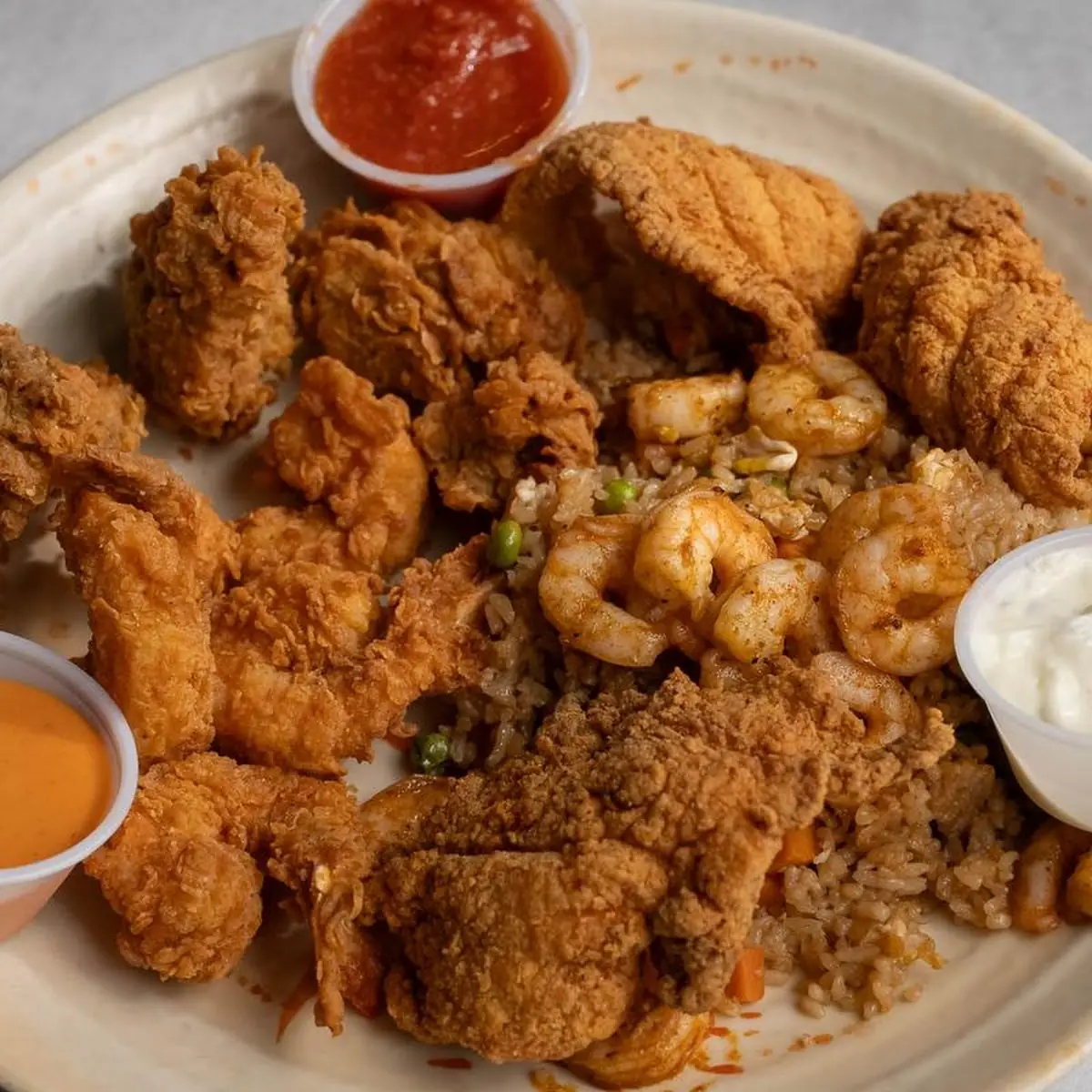 Fried Seafood Plates