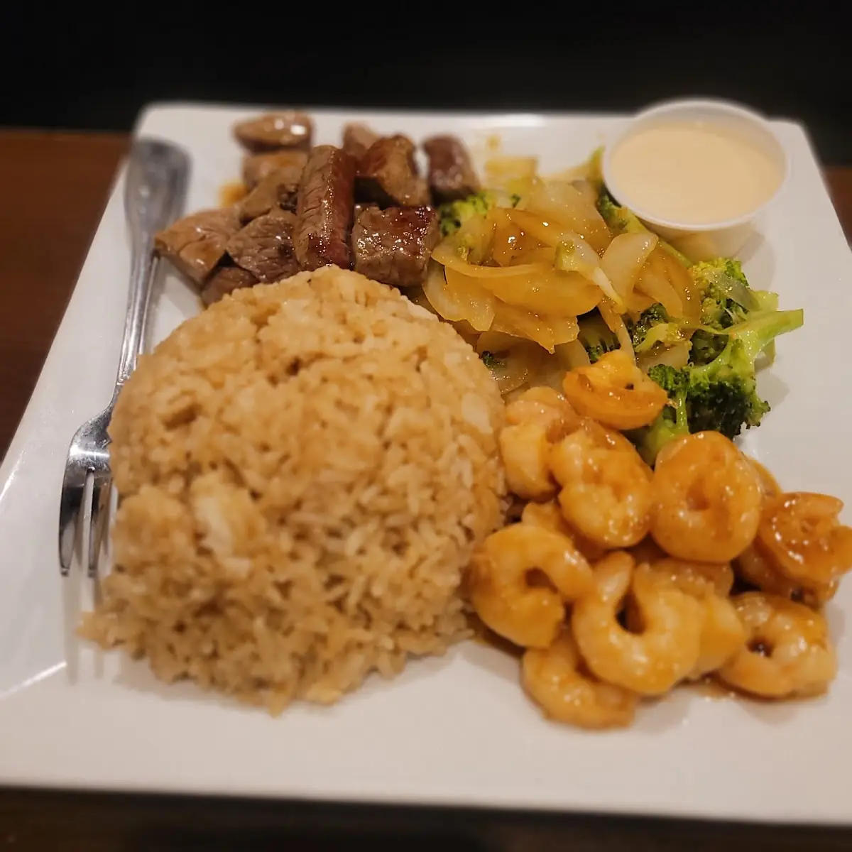 Hibachi Steak and Shrimp
