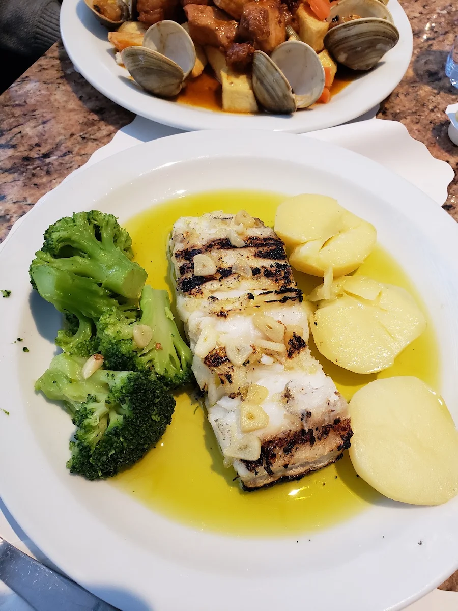 Grilled Cod Fish, Algarve Restaurant