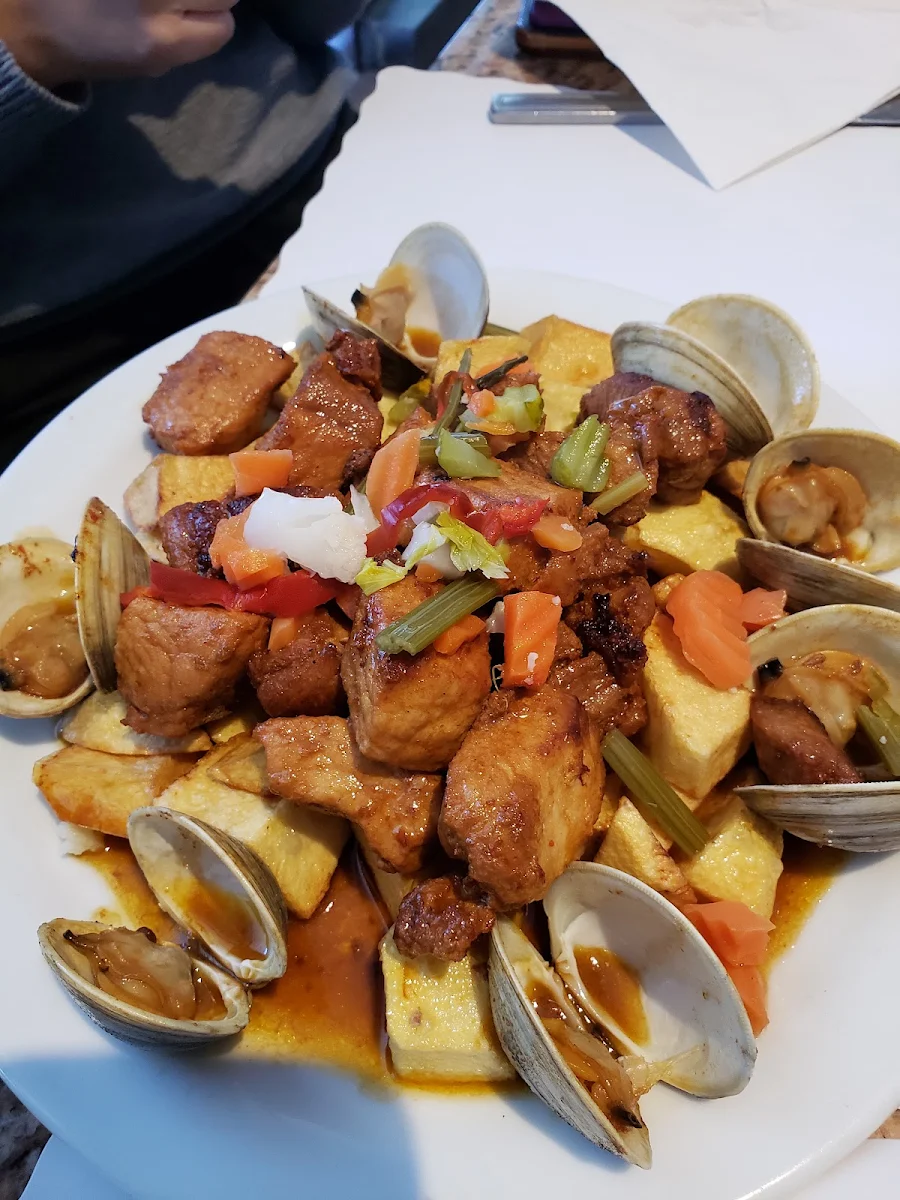 Pork with Clams, Algarve Restaurant