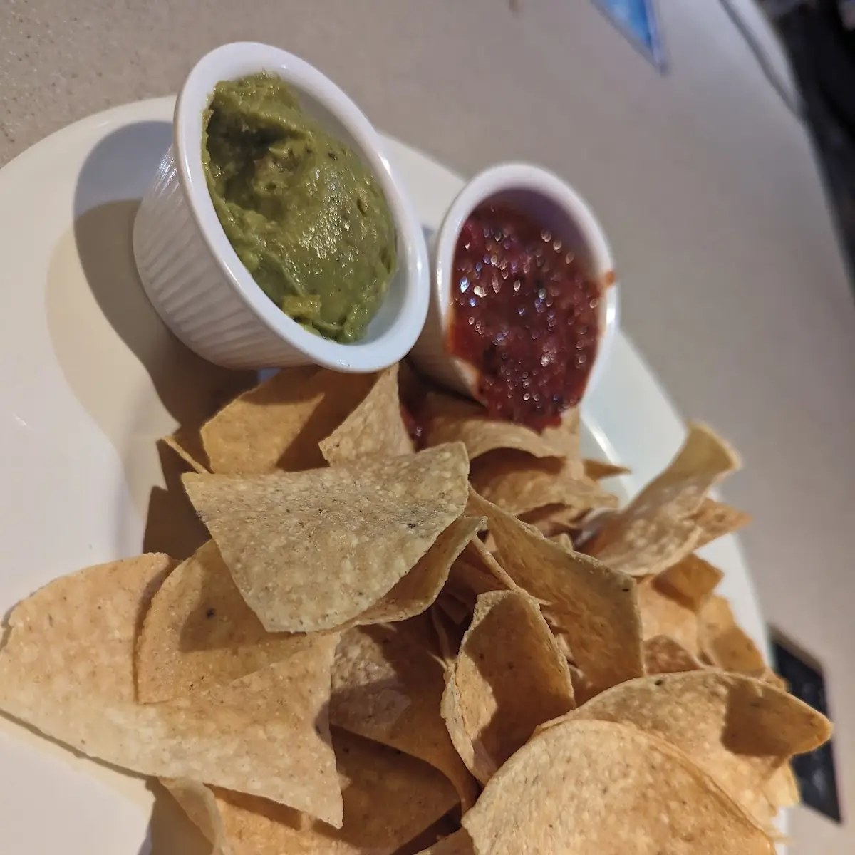 Chips Salsa and Guacamole