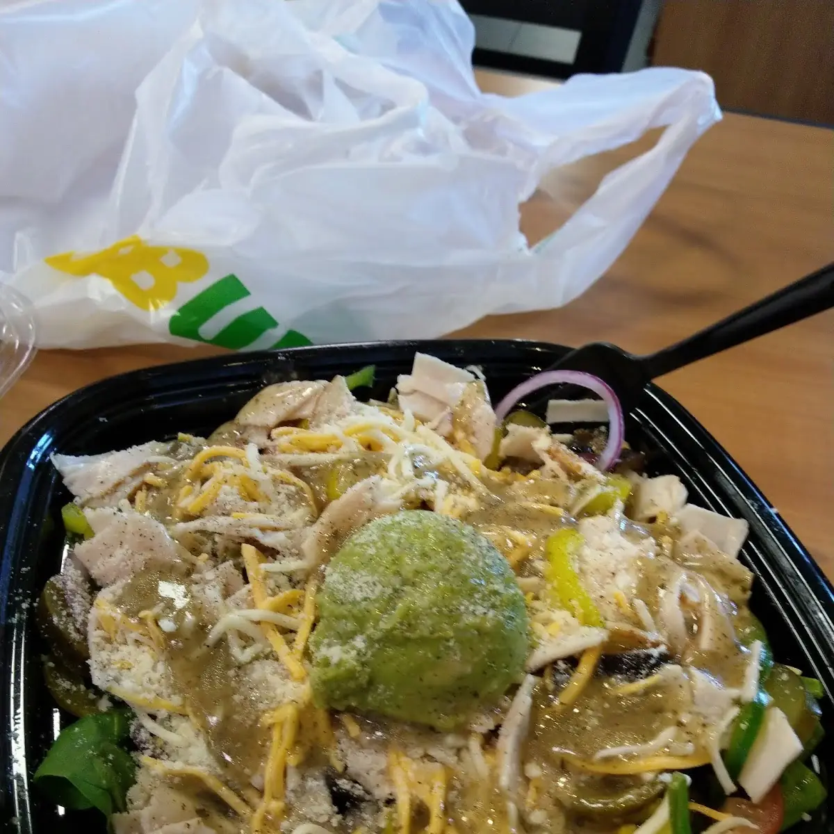 Turkey Salad with Guacamole