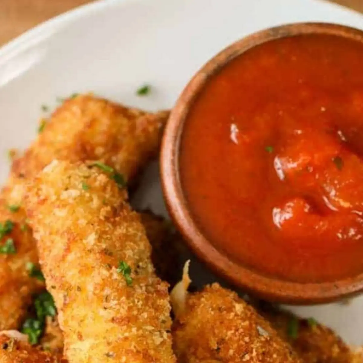 Mozzarella Cheese Sticks with Marinara Add Ranch
