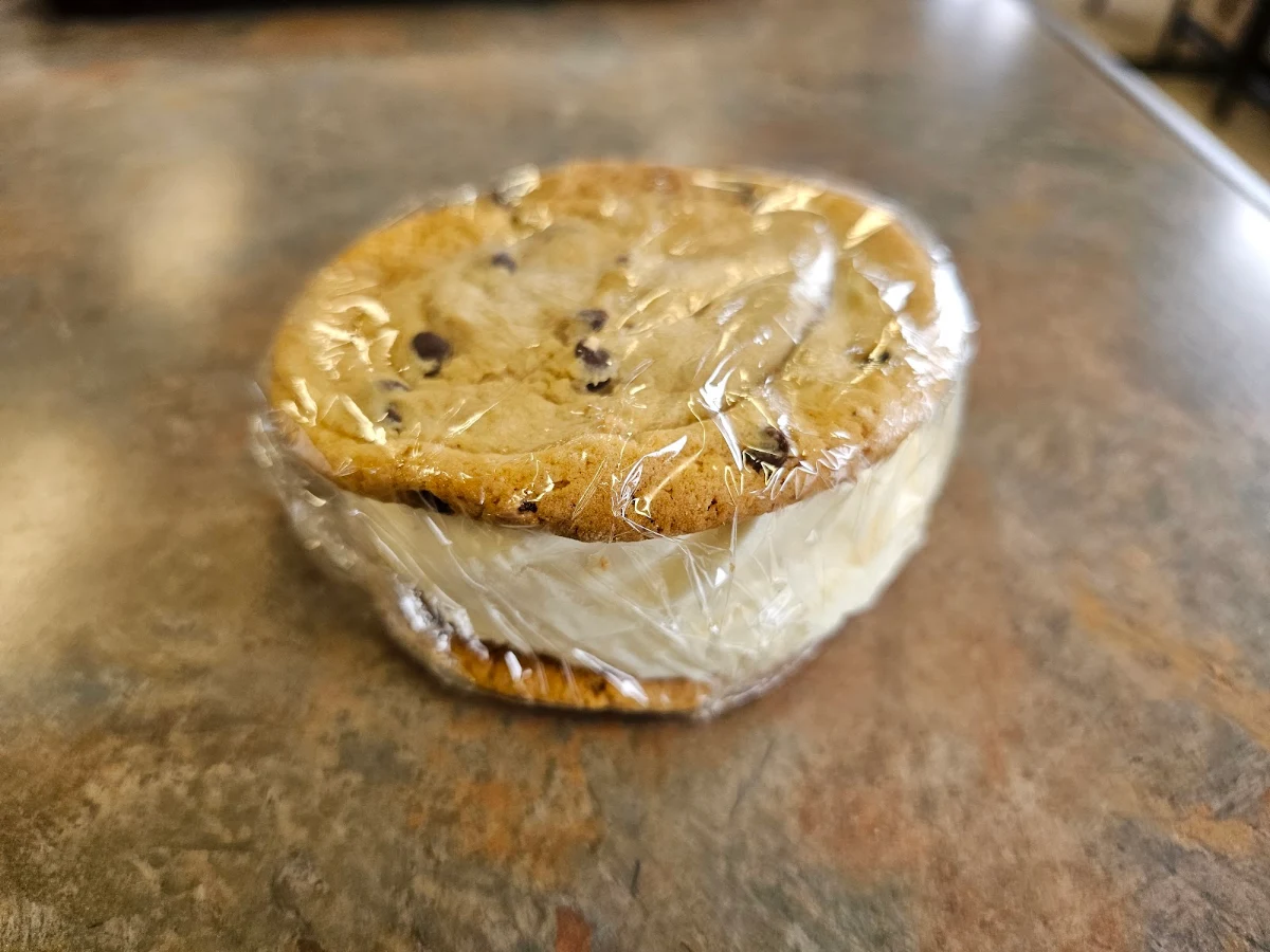 Jumbo Cookie Ice Cream Sandwich